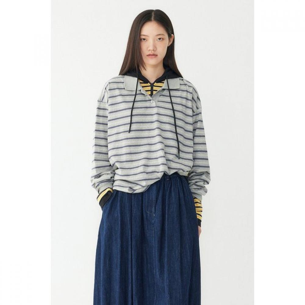 STUDIO TOMBOY Casual STripe Collar T shirT 9176322981