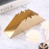 1 PC Paper Towel Holder Table Napkin Holder Rack Gold Plated Stainless Steel Storage Tower Holder Hotel Home Wedding Decoration