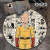 Onepunch Man Round Area Rug Carpet Rug For Living Room Bedroom Sofa Playroom Decor Nonslip Floor Mat