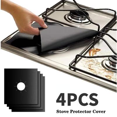 Housse de protection pour cuisinière à gaz, réutilisable, lavable, accessoire de cuisine