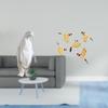 Penguin Bird Sculpture Figurine Collectable Craft Decorative Ornament Resin Animal Statue Wooden