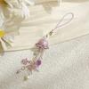 Jellyfish Mobile Phone Lanyard Aesthetic Tassel Phone Charm Keycord Stylish Girly Key Holder Pendant Mobile Phone Straps