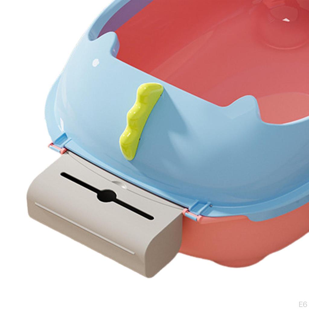 Litter Box Potty Toilet Sandbox Container Splashproof Cage Bedpan Pet for