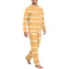 Men's Long Sleeve Button Down Pajama Set - Cozy Sleepwear for Nighttime Relaxation