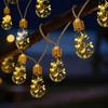 Rope Lights Solar String Lights Waterproof Hemp String Lights Fairy String Lights  Camping