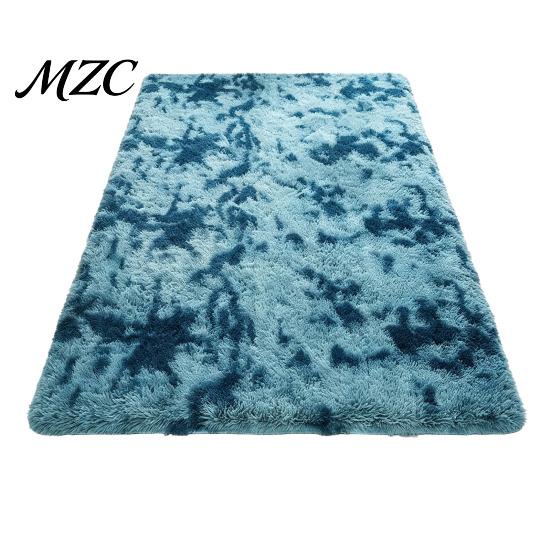 Plush Area Rug for Living Room Shag Rug, Fluffy Tie-Dye Indoor Soft Fuzzy Anti-Skid Cushioning Floor Comfort Modern Furry Carpet Bedroom Kids Nursery