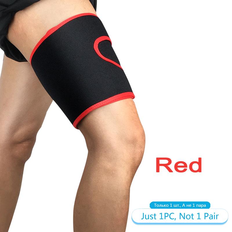1 Pcs Adjustable Thigh Support Brace Compression Sleeve For Hamstring Groin Quad Pain Relief Women Men Sports
