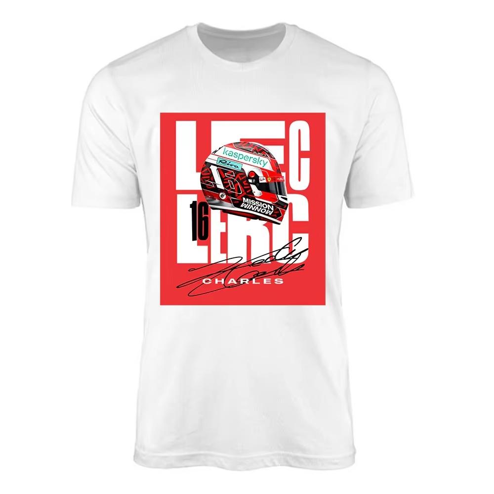 T-shirt Men Women Cotton Tees Short Sleeve Brand T-shirt Y2k Tops F1 Racing Athlete Streetwear Sports Clothes