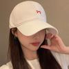 Baseball Hat For Women Outdoor Use Sun Protection Visors Solid Color Color Duck Tongue Cap Cotton Casual Girl Peaked Hat Ricygvm Embroidered Bow