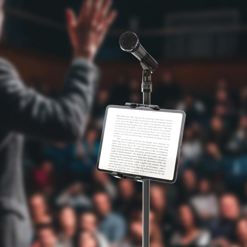 Universeller Fahrrad-Tablet-Handyhalter mit voller Rotationsmöglichkeit für 4,7-9,6 Zoll Bildschirme, verstellbarer Winkel