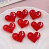 10 stuks Nieuwe Leuke Cartoon Valentijnsdag Rode Hart Serie Platte Achterkant Ornament Sieraden Strikken Accessoires