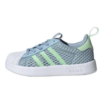 Originals Superstar 360 Fashion Comfortable Trendy Versatile Breathable Low-Top Kids Sneakers Kids Sneakers Yellow Blue White JH7470