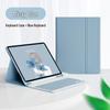 Custodia in pelle con tastiera Bluetooth per iPad Air 10.2, slot per penna Pro11, custodia da 9,7/10,5 pollici