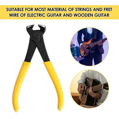 Muspor MX0361D 6-Zoll-Bunddrahtschneider-Endzange, Gitarren-Bunddraht-Endschneidezange, Gitarrenbauer-Werkzeug
