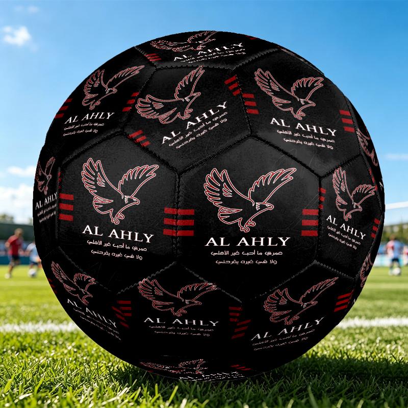 1pc Size 5 Football Club Design Soccer Ball - Anti-slip Football for Outdoor Sports Activities, Durable Ball for Game Play