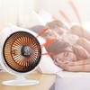 Small Heater 200W Portable Appliances Adjustable Desk Room Heater For Office Home Bedroom Indoor Bathroom Living Room Apartment