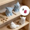 Artistic Animal Shaped Silicone Mould Featuring Pig Koala And Bird Pattern Suitable For Handmade Candle And Craft