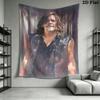THE WALKING DEAD Wall Tapestry Aesthetic Wall Hanging Printed Fabric Blanket Decorative Tapestries for Bedroom Living Room Home Decor