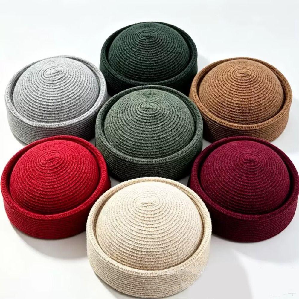 Elegant Beret Hat French Style Fedora Hat Vintage Chenille Pillbox Hat Cocktail Event