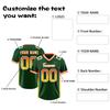 Custom Football Jerseys Personalized Printed Team Name & Number Sports Uniform For Men Women Youth