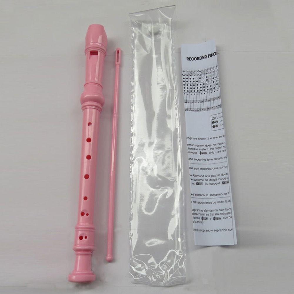 Kids Plastic For Beginner 8 Holes Musical Instruments Clarinet Long Flute Soprano Recorder