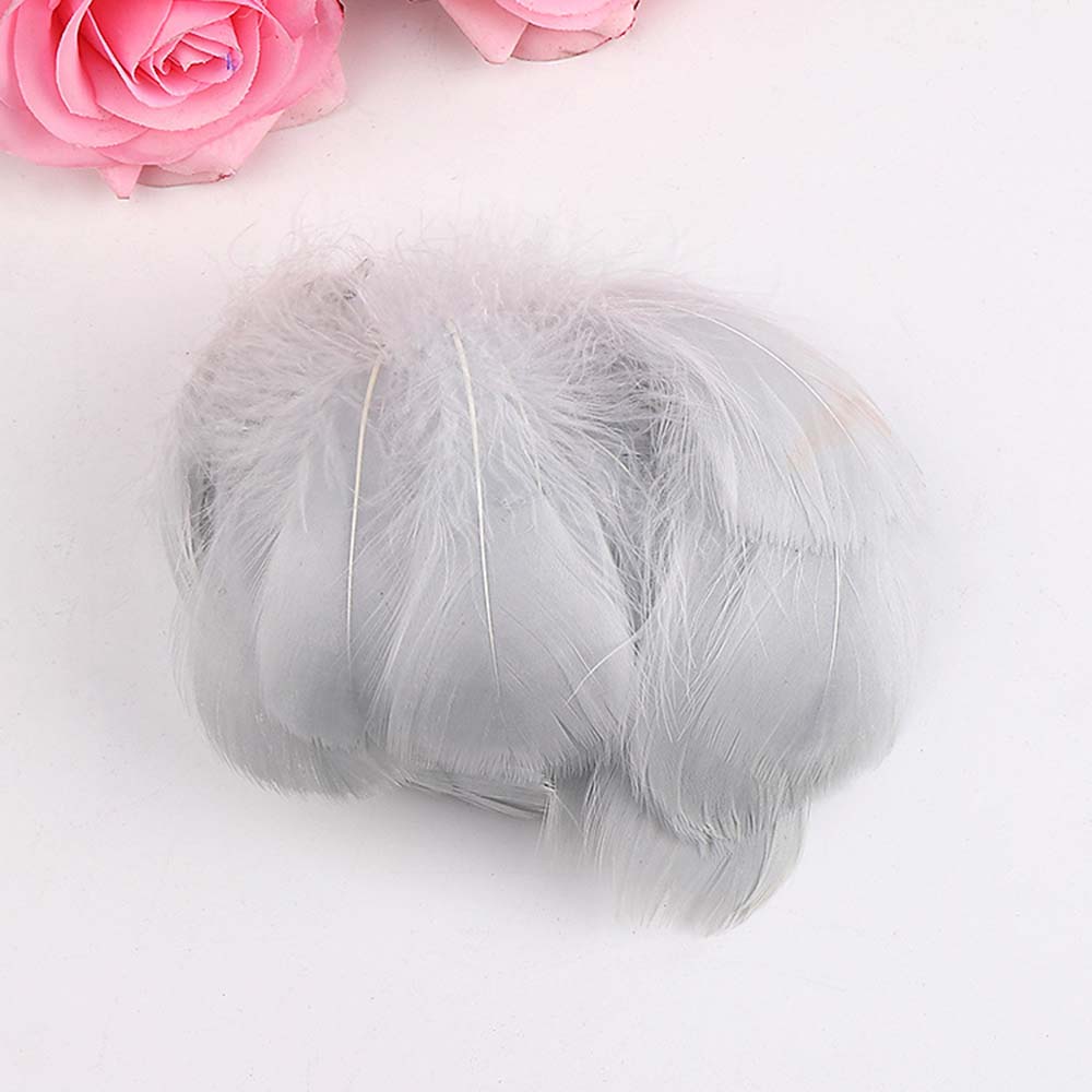 Goose Feather 6cm~11cm For Beautiful Decoration Handicraft Gift Box DIY 50/100/150pcs Colorful Goose Feathers