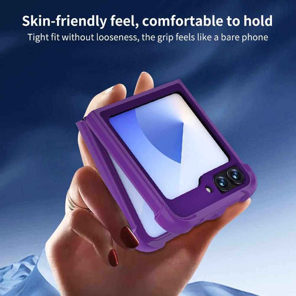 For Samsung Galaxy Z Flip7 FE 5G/Z Flip6 5G Case Compatible with MagSafe TPU+PC Matte Phone Cover