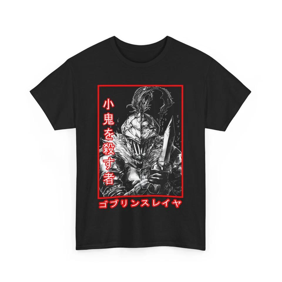 Goblin Slayer Anime Tee, Unisex Cotton Shirt, Manga Goblin Slayer Shirt Black Unisex T-Shirt XL