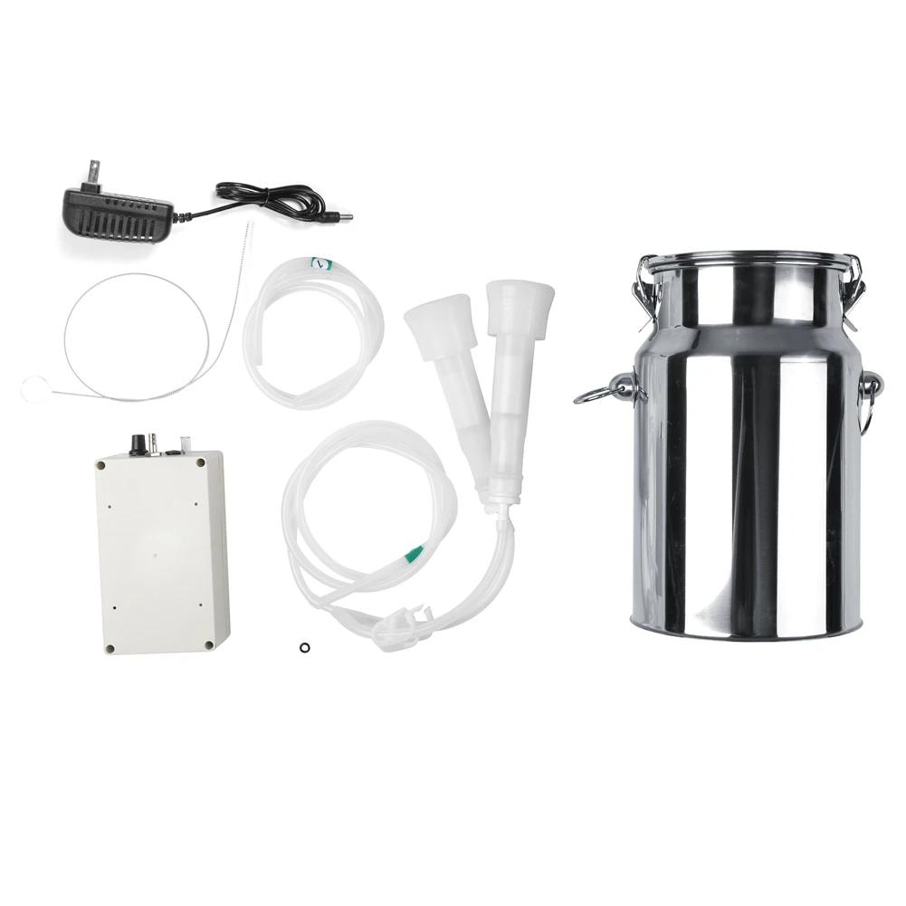 

7л Побутова Електрична Доїльна Машина для Кіз та Корів з Вакуумним Пульсуючим Насосом Доїльна Машина для Кіз 100-240В