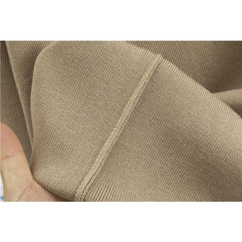 Autumn Women's Plus Size Fashion Chic Neckline Knit Top Wide Leg Pants Casual Sports Pant Suit