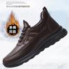 Cotton Shoes Winter Velvet Thickened Warm Leather Cotton Shoes Light Soles Snow Boots Cotton Shoes