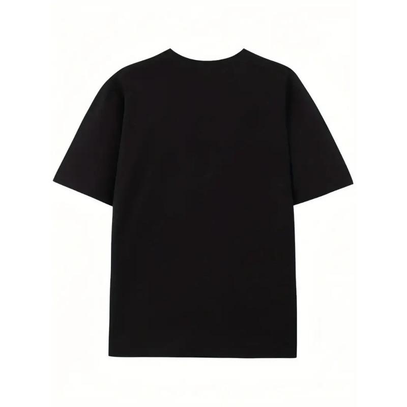Girls Crewneck Short Sleeve Tee, K-Pop Girl Group Character Print Casual Sport Fashion Summer Top