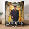 Lucifer Season Three Teaser Blanket Soft Throw Blanket For Home Bedroom Bed Sofa Travel Office Solid Christmas Blanket