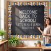 Book Pattern Bulletin Board Border Self Adhesive Classroom Border Sticker  Classroom Decoration