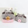 Cartoon Cute Cat Plush Makeup Bag Pen Case With Large Capacity For Girls And Teens
