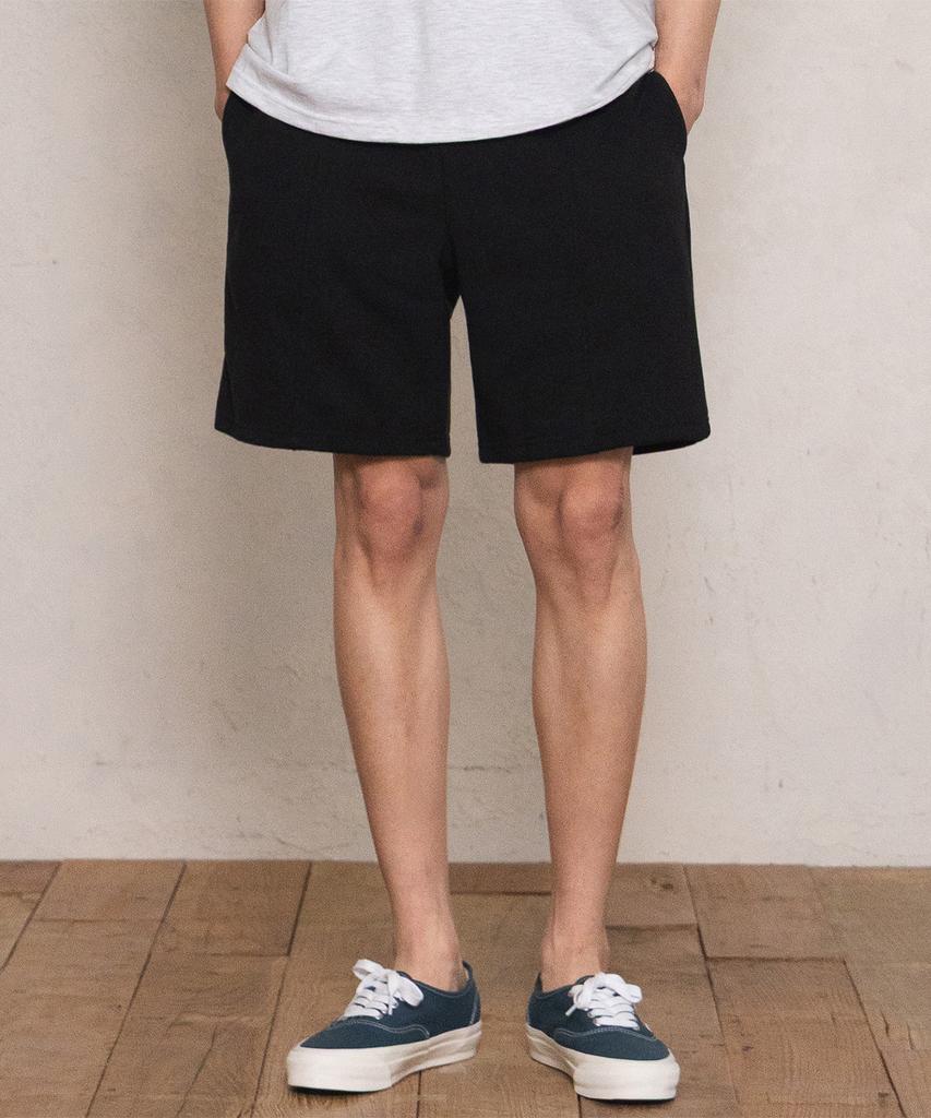 BAKKEN [Men] Pocket B Logo Half Elastic Waist Pants Bk2996 (4 Colors)