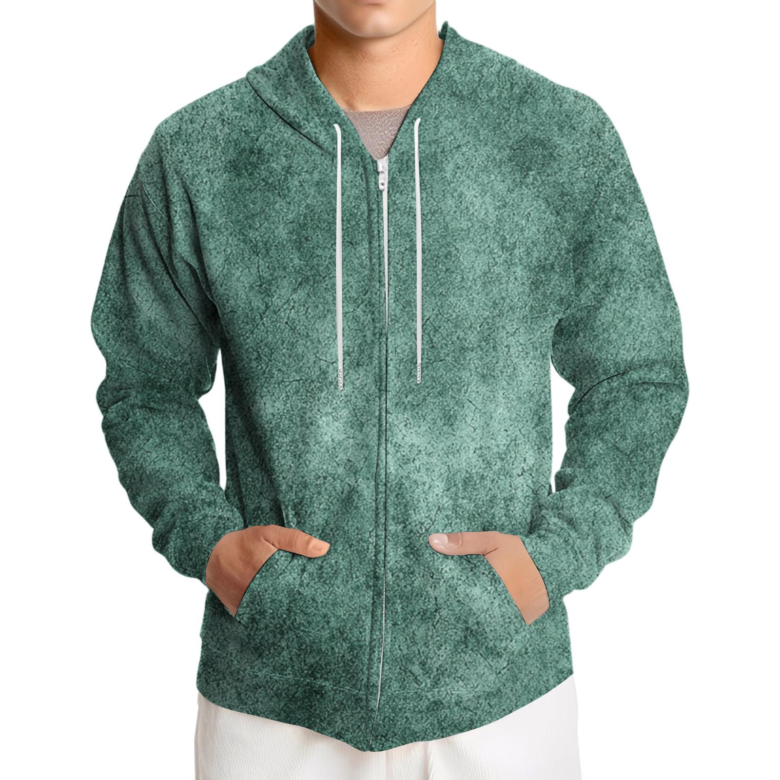 

Мужская повседневная куртка с капюшоном и кулиской свободного кроя XL