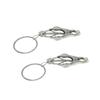 Stainless Steel Nipple Clamp Rings Sexy Butterfly Clip Female Flirting Tools Foreplay Toys Adult Supplies Pendant