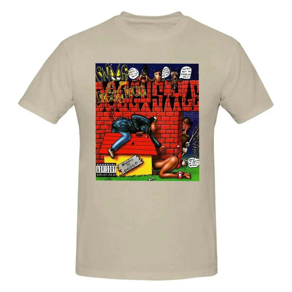 Estate Harajuku Personalizzato Snoop Doggy Dogg Doggystyle Death Row Records per Uomo T-shirt Puro Cotone Girocollo Abbigliamento Originale