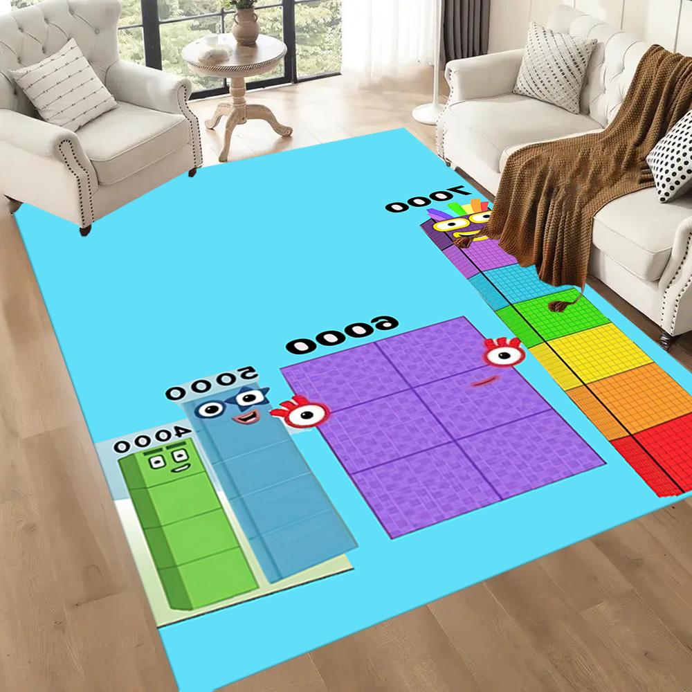 Numberblocks Floor Mat Design for Kitchen Dining Room Entryway Decorate room Antislip Carpet Decorate Offices Gift for Festivals