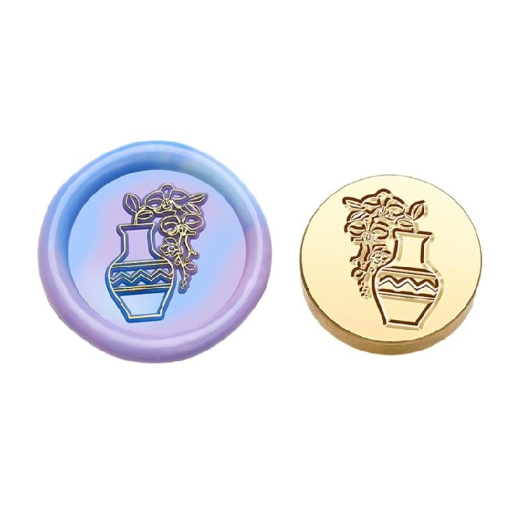 Bottle Textured Wax Seal Stamp Head for Wedding Invitation Envelope