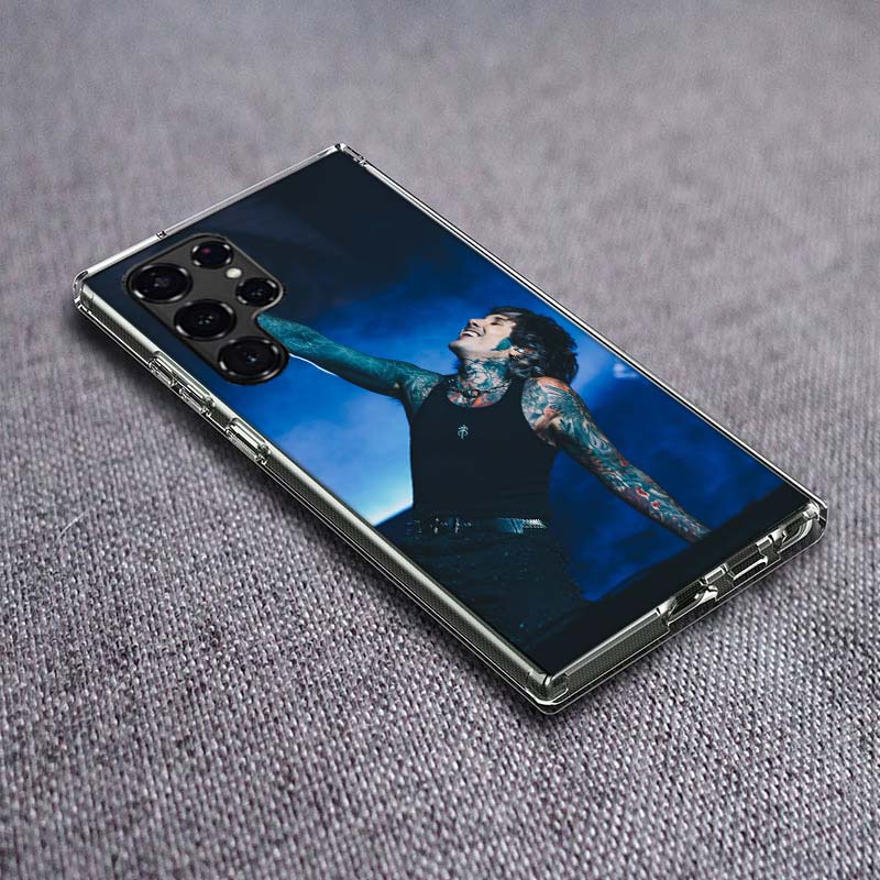 

Singer R-Ronnie R-Radke Phone Case For Samsung Galaxy S24 S23 S21 S20 FE S22 S26 Ultra S25 Edge S10 Plus Cover Clear TPU Capa Sh Samsung S22 Ultra