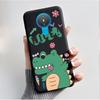For Nokia 1.4 TA-1322 Nokia 3.4 TA-1288 TA-1285 TA-1283 Case Fashion Flower Painted Phone Casing Black Soft Silicone Back Cover