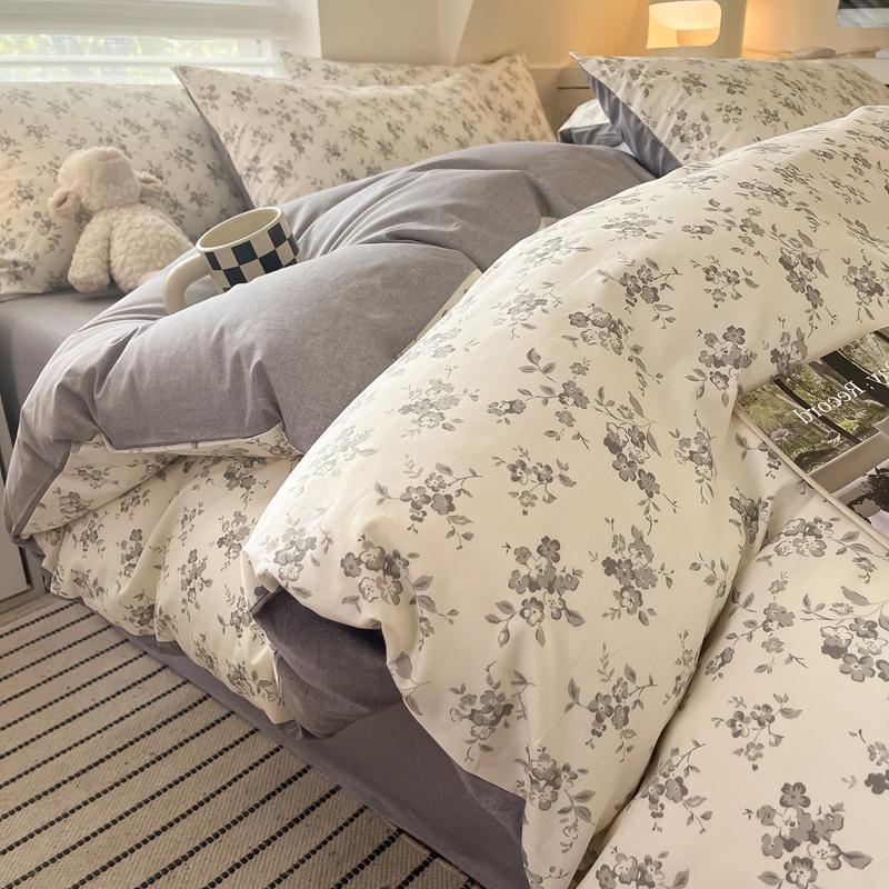 Cotton Bedding Set Duvet Cover with Pillowcases Bedclothes Comforter covers Sets Duvet Cover Queen Size with Pillow cover