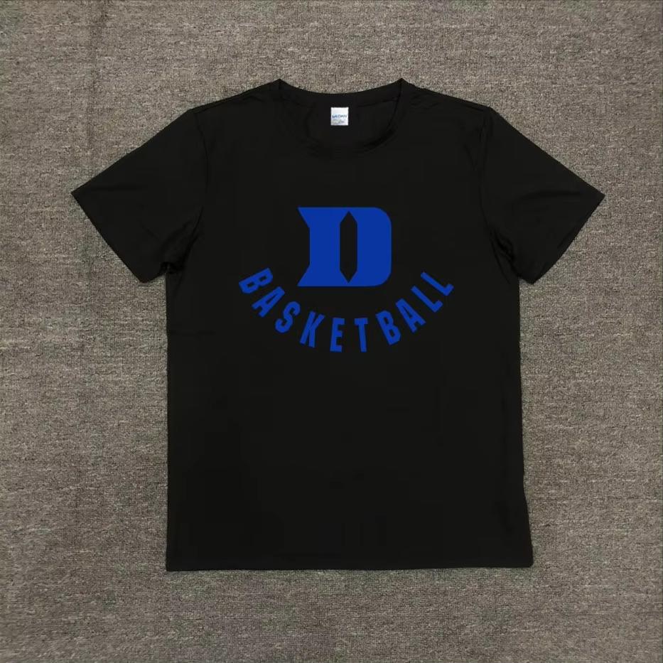 North America Limited Duke North Carolina University Men's and Women's Basketball T-shirt Sport Cotton Short Sleeve Clothing