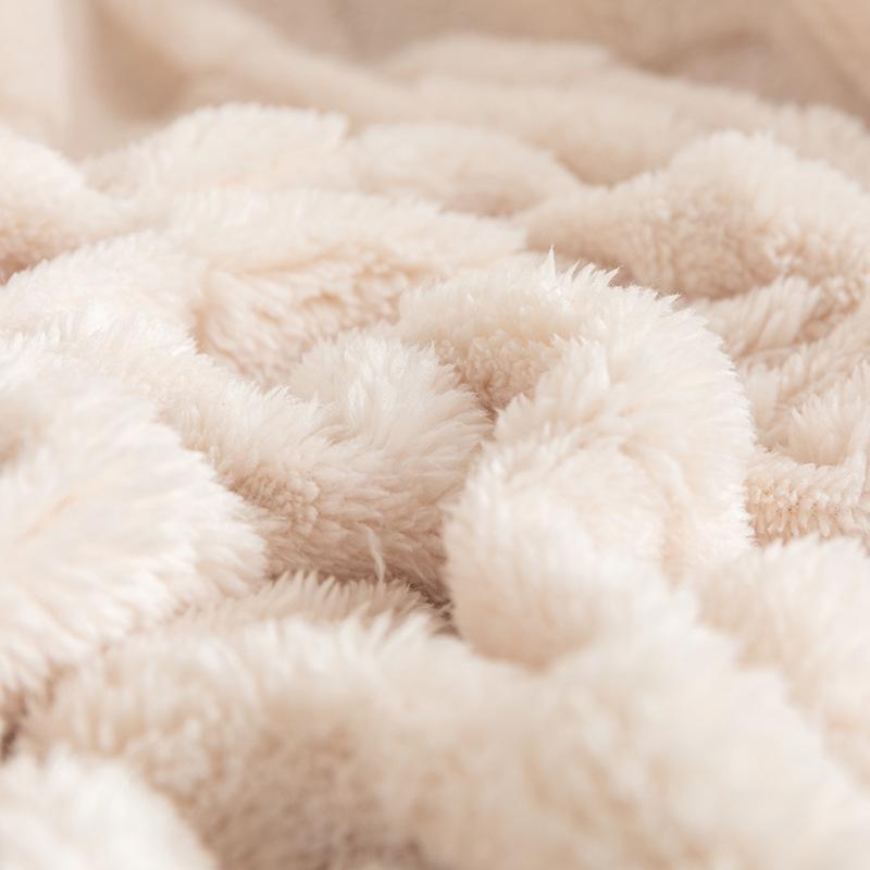 Solid Color Throw Blanket for Bed, Comfortable Soft Quilt Blanket Huafu Blanket Large Bed Blankets,All Season Rustic Throw for Sofa Couch Chair