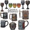 Game of Thrones 3D Carved Stainless Steel Beer Mug and High-Stemmed Glass