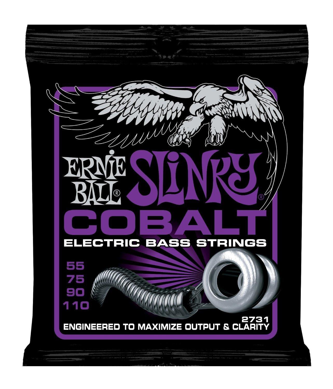 

ERNIE BALL 2731 Струны для бас-гитары COBALT POWER SLINKY BASS Cobalt Power Slinky Bass [Подлинные] (55-110)