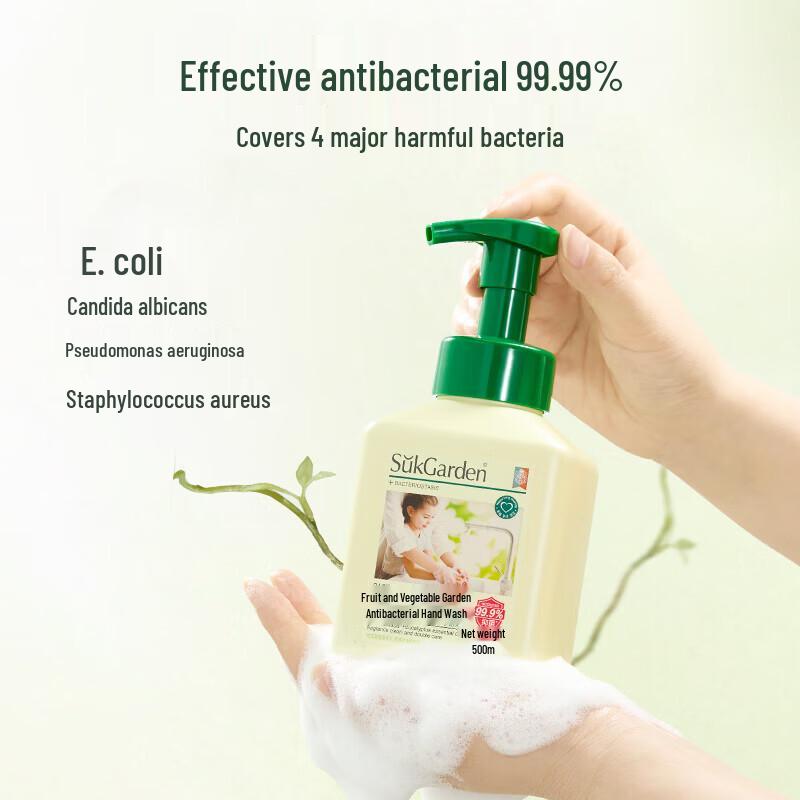 Veggie Garden Rose Scented Antibacterial Foaming Hand Soap