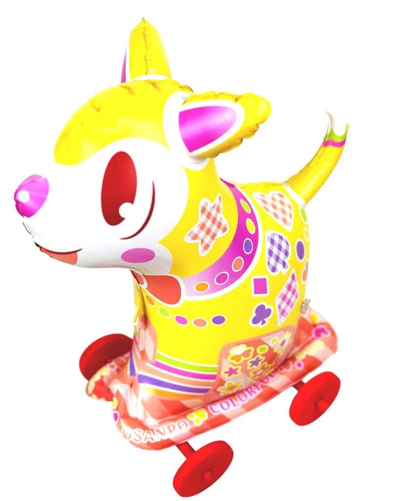 Tatsuya Bunte Hunde zum Spazierengehen Aufblasbar mit Schnur Spielzeug (Satz 6) Kinder [Festivals/Veranstaltungen/Kinderpartys/Straßenstände/Messen]